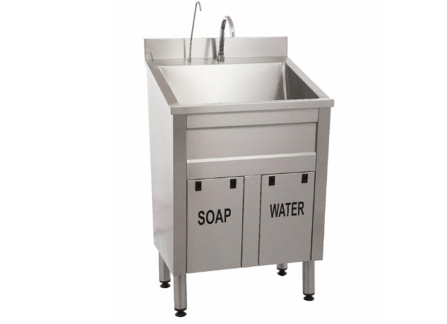 Surgical Scrub Unit, Single, Knee Operated
